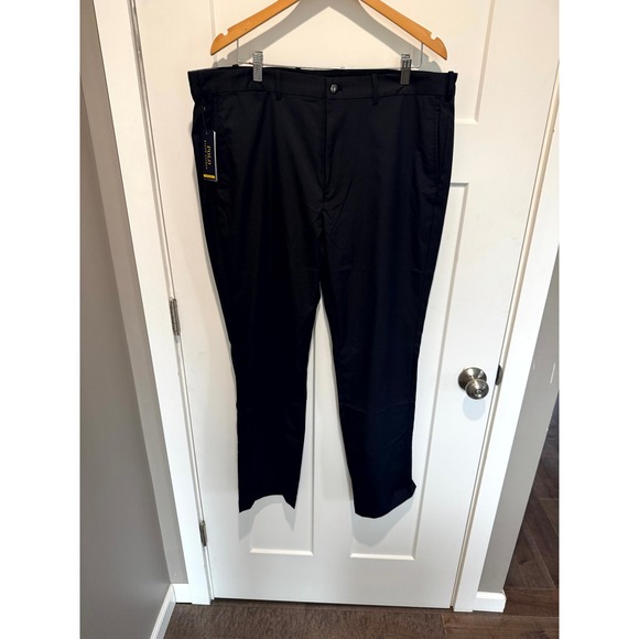 Polo Ralph Lauren Other - Polo Ralph Lauren Performance Tech Flat Front Pants Navy Blue Tailored 38x32 NEW